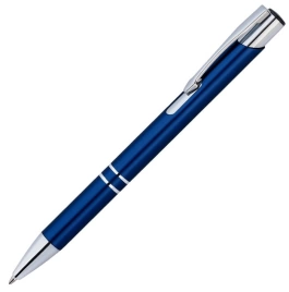 Ручка металлическая KOSKO, тёмно-синяя с серебристым