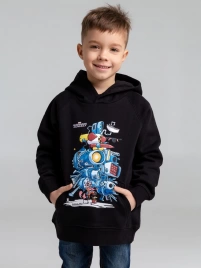 Худи детское Rocket Raccoon, черное, на рост 96-104 см (4 года)
