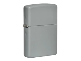 Зажигалка ZIPPO Classic с покрытием Flat Grey, латунь/сталь, серая, глянцевая, 38x13x57 мм