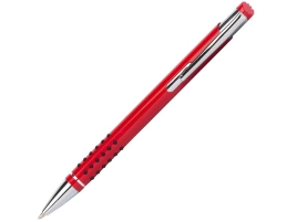 Ручка шариковая Онтарио, красный/серебристый