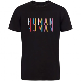 Футболка Human, черная, размер M