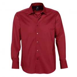 Рубашка мужская с длинным рукавом Brighton красная, размер XL