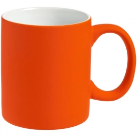 Кружка Sippy c покрытием софт-тач, 340 мл., оранжевая
