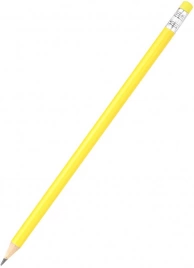 Карандаш Largo с ластиком, жёлтый