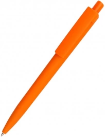 Ручка шариковая Agata софт-тач, оранжевая