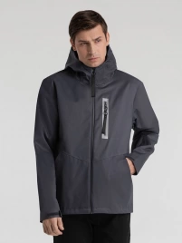 Куртка унисекс Shtorm темно-серая (графит), размер XL