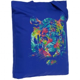Холщовая сумка Jungle Look, ярко-синяя