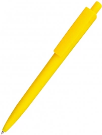 Ручка шариковая Agata софт-тач, жёлтая