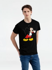 Футболка Be-be-be Mickey, черная, размер XS