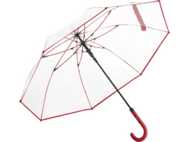 Зонт 7112 AC regular umbrella FARE® Pure  transparent-red