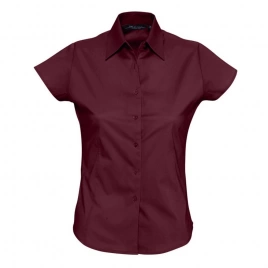 Рубашка женская с коротким рукавом EXCESS бордовая, размер L