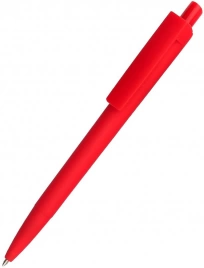 Ручка шариковая Agata софт-тач, красная