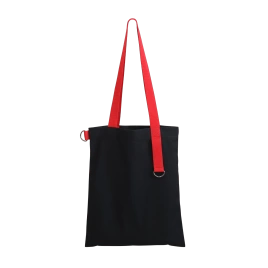 Шоппер Superbag black (чёрный с красным)