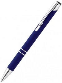 Ручка металлическая Molly, тёмно-синяя