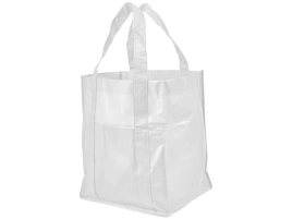 Ламинированная сумка для покупок, белый