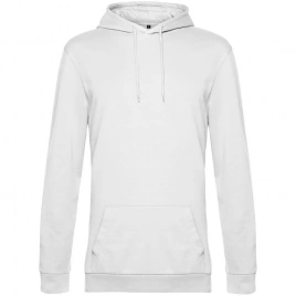 Толстовка с капюшоном унисекс Hoodie, белая, размер XS