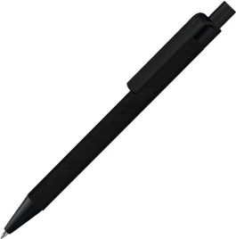 Ручка картонная VIVA NEW, чёрная с черными деталями