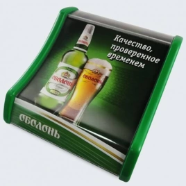 Монетница прямоугольная ЦМИК, зелёная
