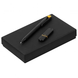 Набор YourDay Black, черно-желтый