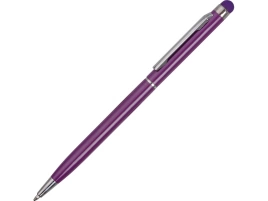 Ручка-стилус металлическая шариковая Jucy, фиолетовый