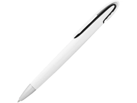 Ручка шариковая Rio, белая с черным