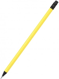 Карандаш Negro с чёрным ластиком, жёлтый