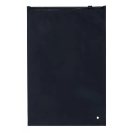 Пакет zip-lock 15х25 см., с бегунком, чёрный-матовый