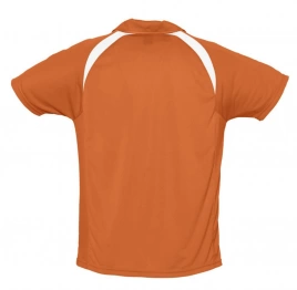Спортивная рубашка поло Palladium 140 оранжевая с белым, размер M