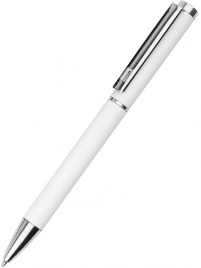 Ручка металлическая Titan софт-тач, белая