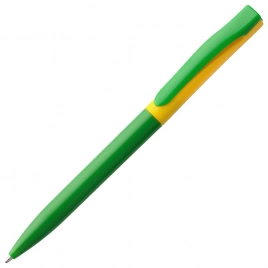 Ручка шариковая Pin Special, зелено-желтая