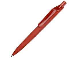 Ручка пластиковая шариковая Prodir ds6prr-21 софт-тач, красная