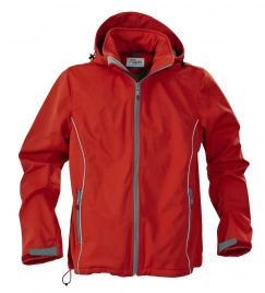 Куртка софтшелл мужская Skyrunning, красная, размер L