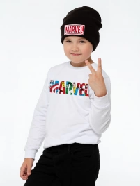 Свитшот детский Marvel Avengers, белый, 8 лет (118-128 см)