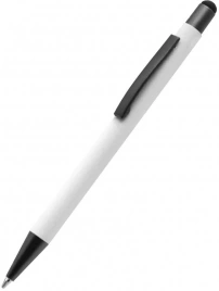 Ручка металлическая Story сотф-тач, белая