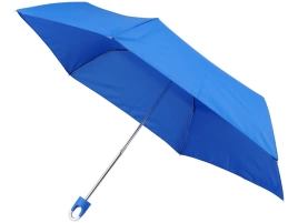 Складной зонт Emily 21 дюйм с карабином, ярко-синий