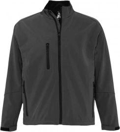 Куртка мужская на молнии Relax 340 темно-серая, размер 3XL