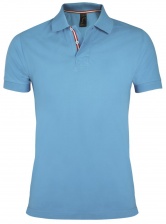 Рубашка поло мужская PATRIOT 200, голубая, размер XXL