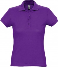 Рубашка поло женская Passion 170 темно-фиолетовая, размер L