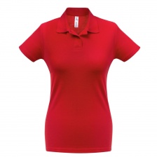 Рубашка поло женская ID.001 красная, размер 3XL