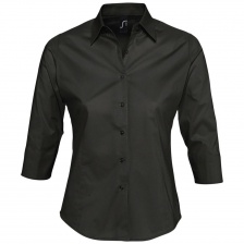 Рубашка женская с рукавом 3/4 Effect 140 черная, размер S