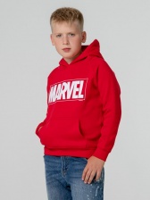 Худи детское Marvel, красное, на рост 130-140 см (10 лет)