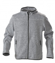 Куртка флисовая мужская RICHMOND, серый меланж, размер XL