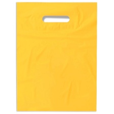 Пакет ПВД 30*40+3 см., 50-55 мкм, жёлтый