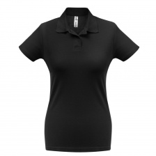 Рубашка поло женская ID.001 черная, размер XS