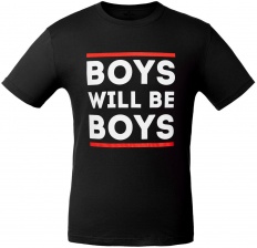 Футболка Boys Will Be Boys, черная, размер XL
