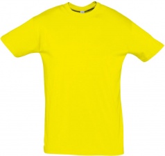 Футболка Regent 150 желтая (лимонная), размер L