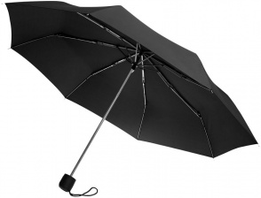 Зонт складной Lid, чёрный