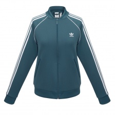 Куртка тренировочная женская на молнии SST TT, синяя, размер S