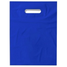 Пакет ПВД 30*40+3 см., 50-55 мкм, синий