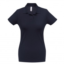 Рубашка поло женская ID.001 темно-синяя, размер XL